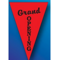 60' Stock Digitally Printed Message Pennant String - Grand Opening